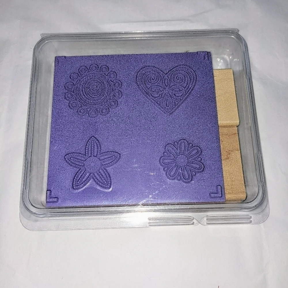 Stampin' Up Polka Dot Punches Complete Set of 4 Unmounted NIB